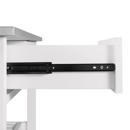 Mercury Row® Ansell Metal Kitchen Island & Reviews Wayfair